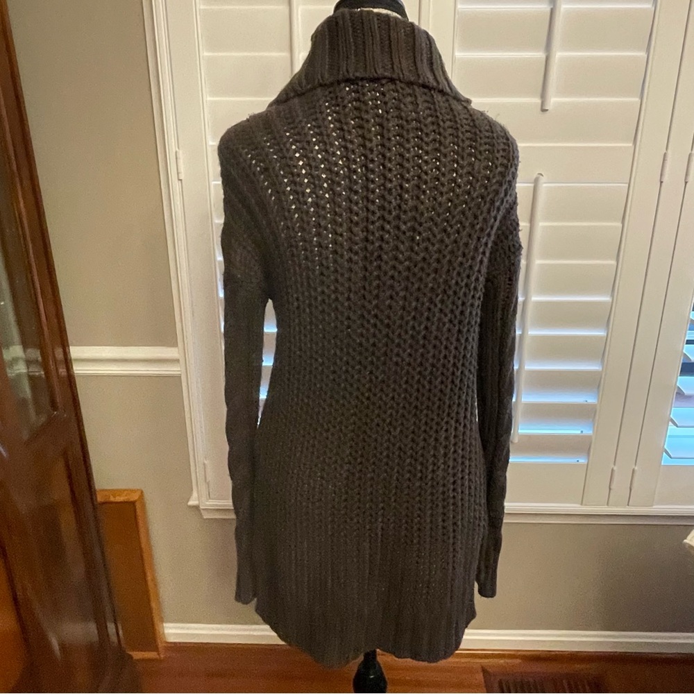 Abercrombie & Fitch Cozy Dark Brown Cardigan - Picture 3 of 6